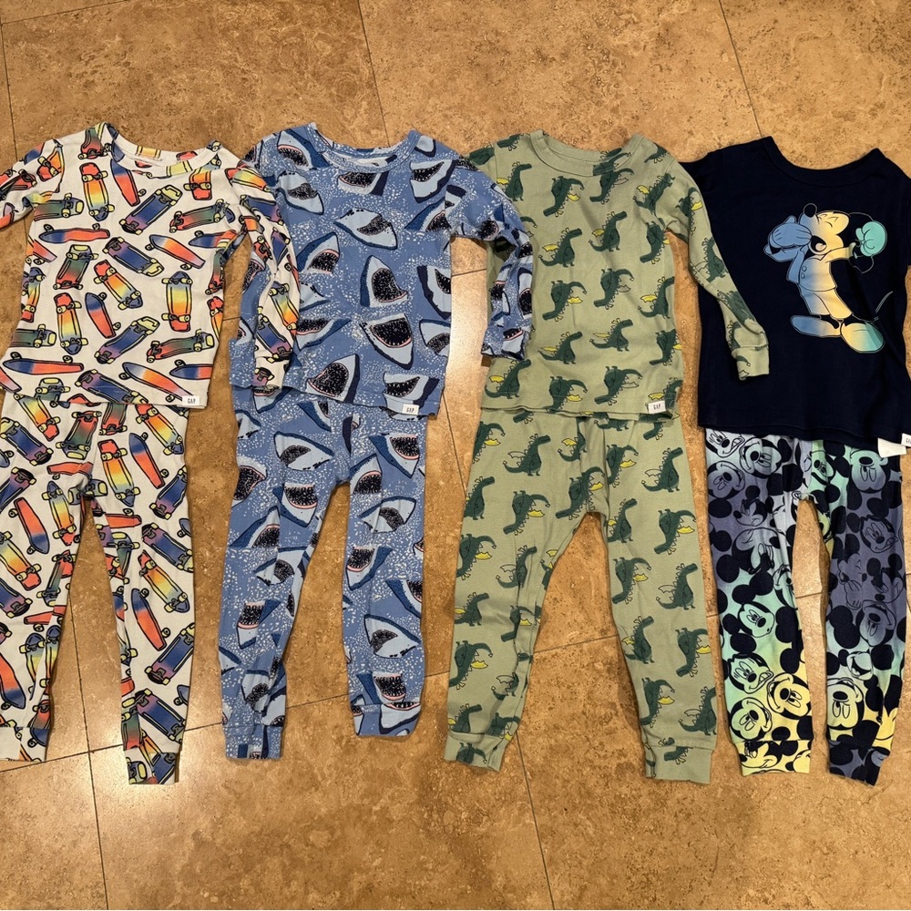 Colorful Kids Pajama Sets bundle